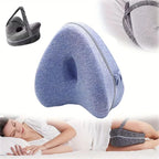 Ultimate Orthopedic Memory Foam Knee Support Pillow for Side Sleepers - Alleviate Sciatica and Hip Pain at Home or on the Go