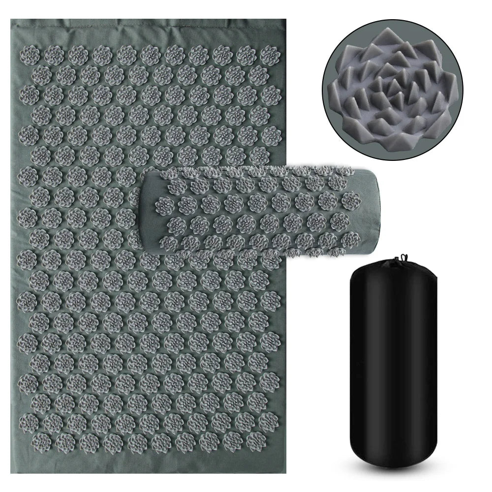 Revitalize Your Body with the Shiatsu Acupressure Massage Mat - Perfect for Fitness, Yoga, and Pilates Enthusiasts