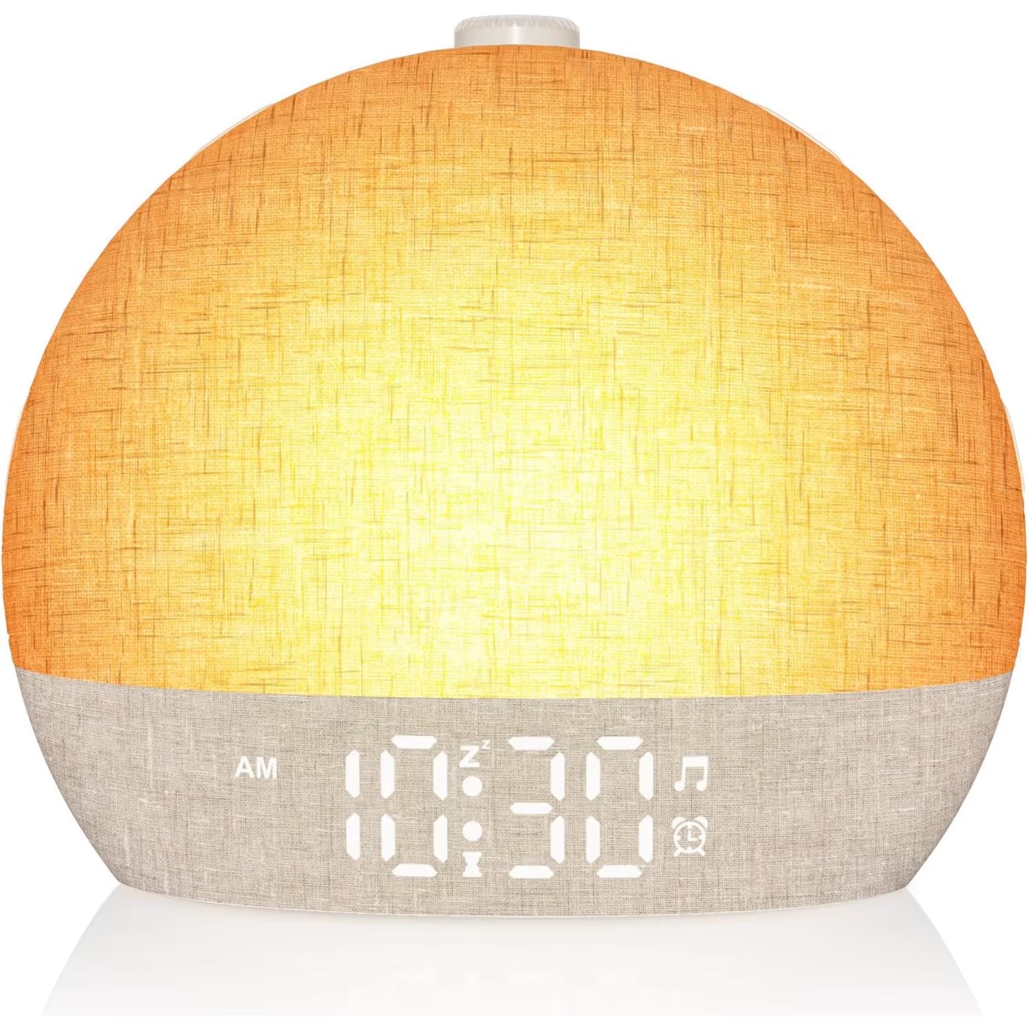 Sunrise Alarm Clock with White Noise Sound Machine, Dimmable RGB Night Lights, and Snooze Function - Perfect Sleep Aid and Gift Option