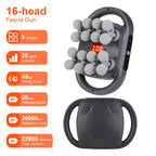 Revolutionary 16-Head High-Frequency Vibration Massage Gun for Comprehensive Muscle Relief and Relaxation