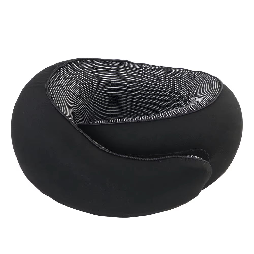 Portable U-Shaped Memory Foam Travel Pillow for Neck Support and Comfort During Breaks